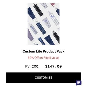 Custom Lite Hair Shampoo Pack